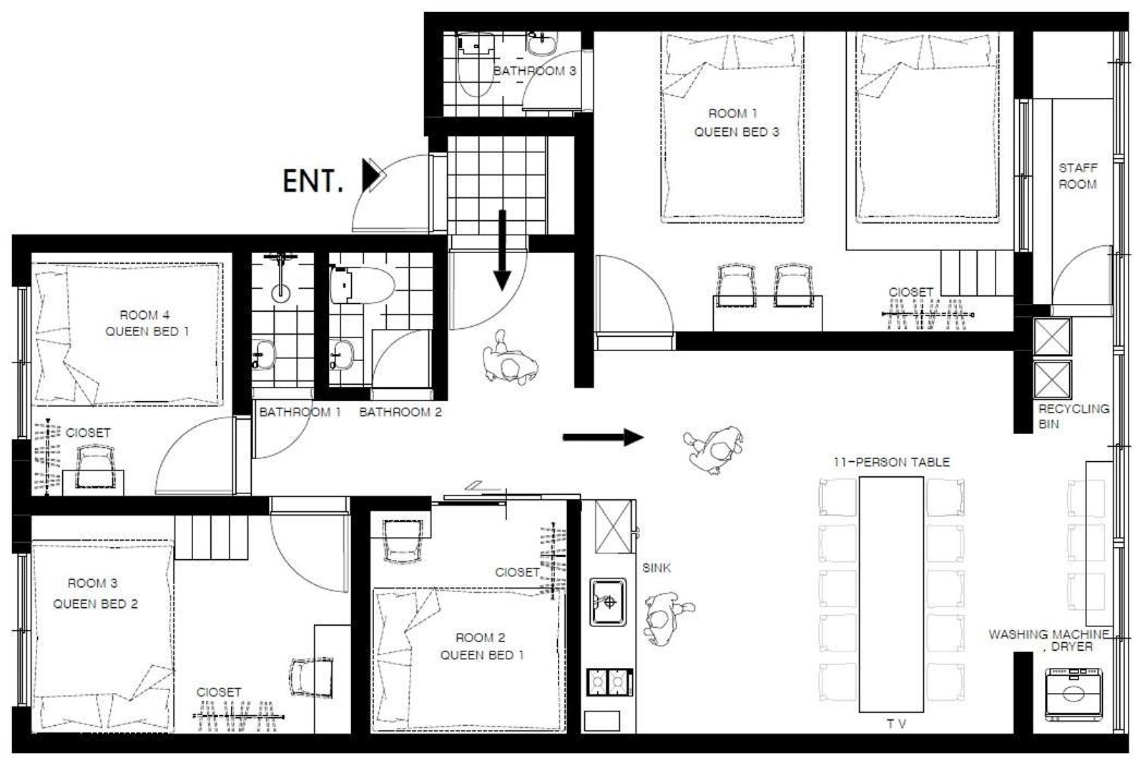 Apartment Carrie's - Luxury Modern House Seoul